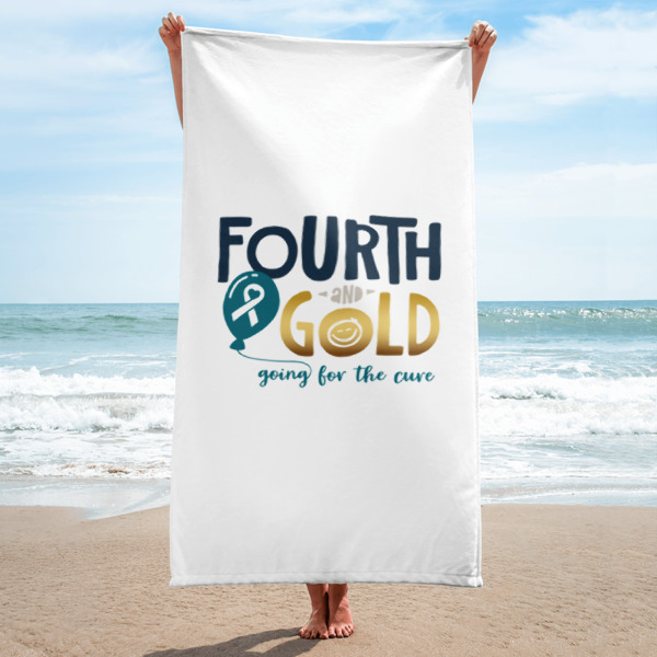 Fourth and Gold Beach Towel Fourth and Gold