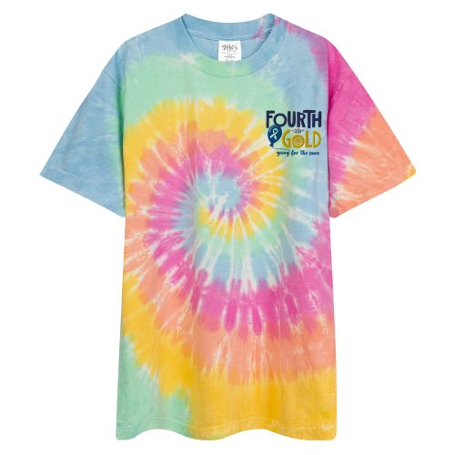 Fourth and Gold Tie Dye Embroidered Tee – Fourth and Gold